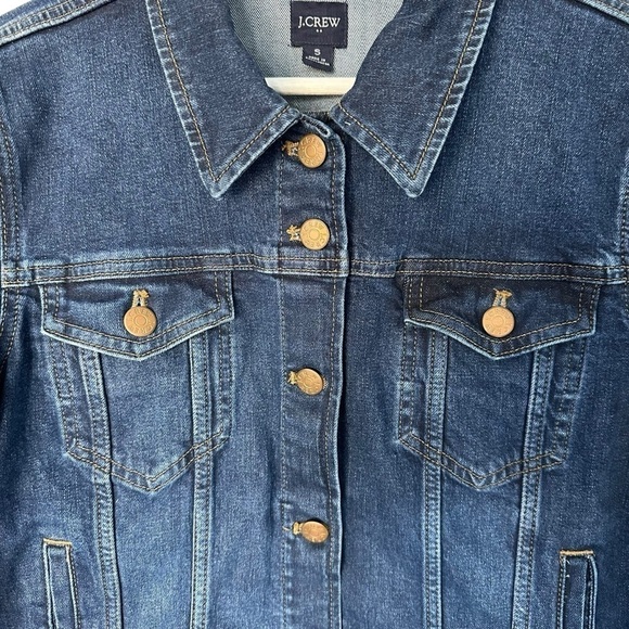 J.CREW BUTTON UP DENIM JEAN JACKET SIZE S - Picture 10 of 16